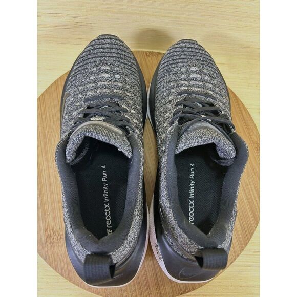 Nike Infinity Run Black White Oreo Athletic Running Shoes Womens Size 10 - Picture 6 of 8
